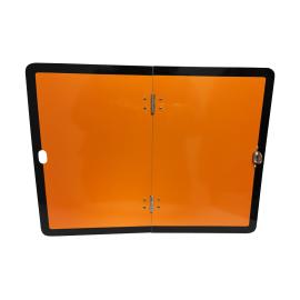 RECTANGLE GALVA ORANGE PLIABLE VERTICALEMENT
